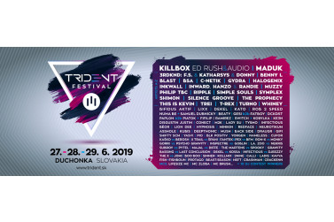 Už tento štvrtok sa vidíme na Duchonke aneb my predsa nemôžeme chýbať na Trident festivale 2019!