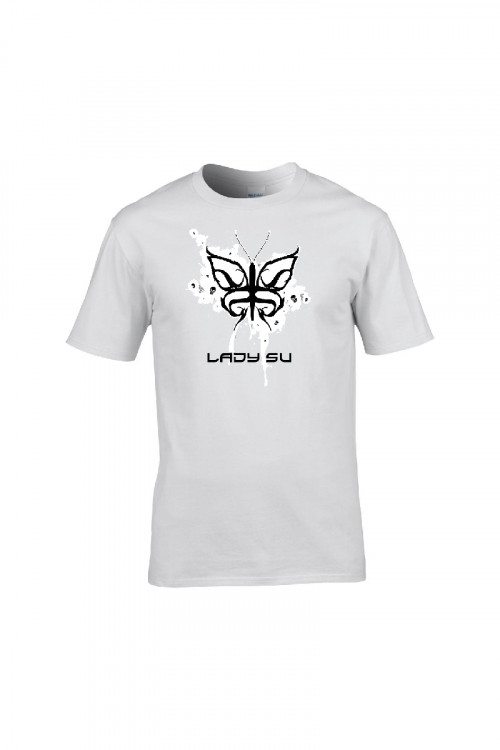 T-SHIRT LADY SU BUTTERFLY WHITE 